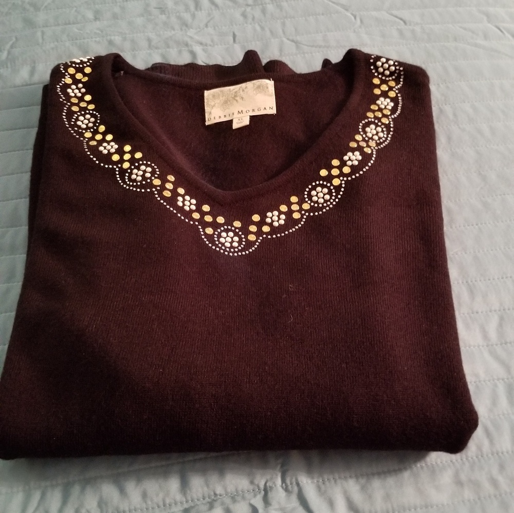 Embellished Sweater Debbie Morgan